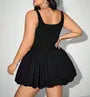 Sleeveless V-Neck Plain Mini A-Line Dress