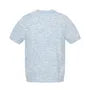 Short-Sleeve Crewneck Plain Knit Top