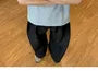 Elbow-Sleeve Crew Neck Plain T-Shirt