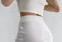 High Rise Plain Sheer Panel Knit Mini Pencil Skirt