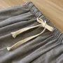 Couple Matching Drawstring Waist Plain Harem Pajama Pants (Various Designs)