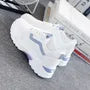 Two Tone Platform Sneakers