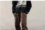 Mid Rise Plain Wide Leg Cargo Pants