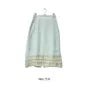 High Waist Plain Sheer Midi Pencil Skirt