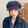 Plaid Newsboy Cap