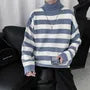 Turtleneck Striped Sweater