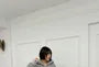 Unisex Washed Loose-Fit Zip-Up Hooded Jacket