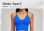 Set: Spaghetti Strap Plain Sports Bra + High Waist Yoga Shorts