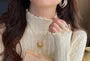Ruffle Mock Neck Plain Ribbed Knitted Top