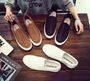 Faux-Leather Slip-Ons