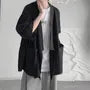 3/4-Sleeve Open Front Kimono Jacket