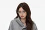 Half Buttoned Plain Knit Hoodie