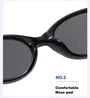 Translucent Oval Sunglasses