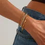 Chained Metallic Bracelet