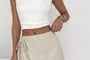 High Waist Plaid MIni Pencil Skirt
