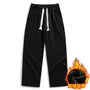 Drawstring Waist Plain Wide Leg Sweatpants