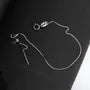 925 Sterling Silver Box Chain Bracelet