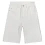 Mid Rise Plain Wide Leg Jorts