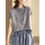 Short-Sleeve Plain Shirt