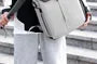 Plain Buckled Lightweight Backpack