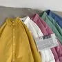 Long-Sleeve Plain Shirt