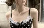 Set: Polka Dot Bikini Top + Swim Skirt + Panties