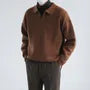 Plain Polo Sweater