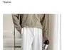 Drawstring Waist Plain Sweatpants