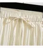 Drawstring Waist Plain Cropped Harem Cargo Pants