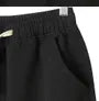 Drawstring Waist Washed Denim Shorts