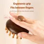 Wooden Head Scalp Massager / Nose Scraping Tool / Hair Comb (Various Designs)