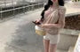 Sleeveless One Shoulder Plain Ruched Top