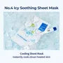 No.4 SOS Icy Soothing Sheet Mask Set 4 sheets
