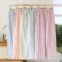Drawstring Waist Plaid Pajama Pants