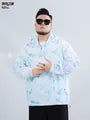 Tie Dye Hooded Zip-Up Jacket