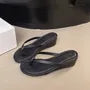 Wedge Plain Flip Flops