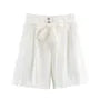 Mid Rise Plain Shorts
