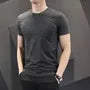 Short-Sleeve Crew Neck Plain T-Shirt