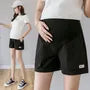 Maternity Elastic Waist Plain Shorts