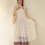 Sleeveless Lace Overall Dress