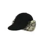 Leopard Print Chenille Corduroy Baseball Cap
