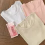 Short Sleeve Round Neck Plain T-Shirt