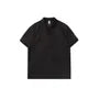Embossed Loose Polo Shirt