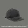 Washed Denim Cap