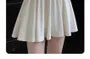 High Rise Plain Mini A-Line Skirt