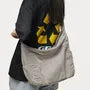 Plain Canvas Crossbody Bag