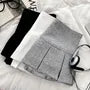 Low Waist Plain Pleated Mini A-Line Skirt