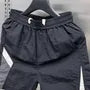 Drawstring Waist Color Block Shorts