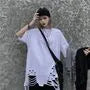 Short-Sleeve Distressed T-Shirt