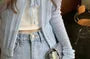 Open Front Plain Crop Light Cardigan